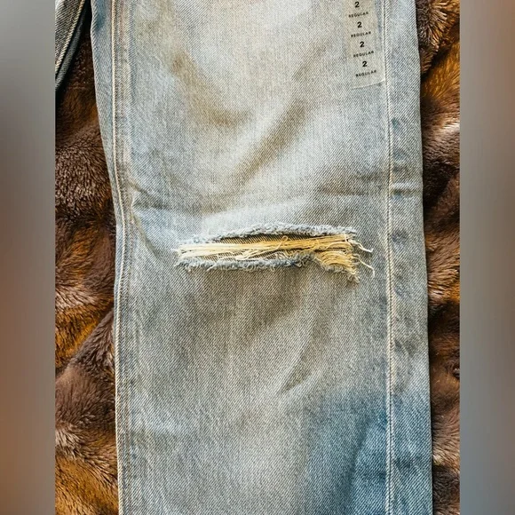 American Eagle Outfitters 90s Straight Style Jeans Sz 2 - Picture 3 of 11